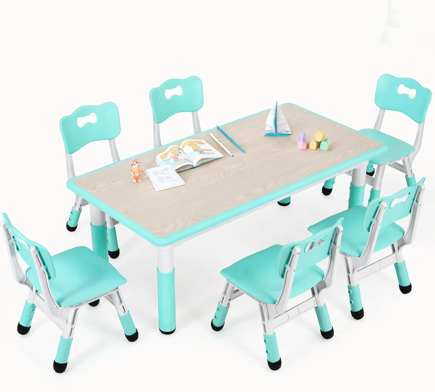 Art Craft Preschool - Ensemble de table et 6 chaises