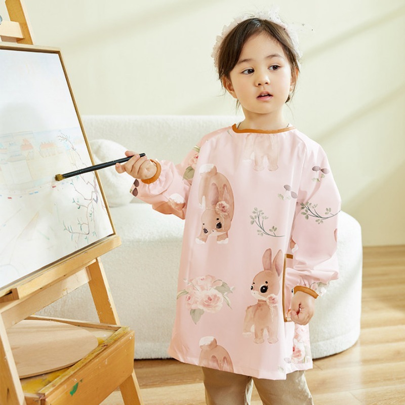 Art Craft Preschool - Chemise de protection imperméable pour enfants,