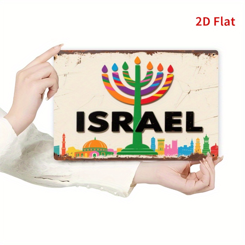 Art & Craft Toys For Kids - CIFBUY Plaque murale vintage en aluminium,