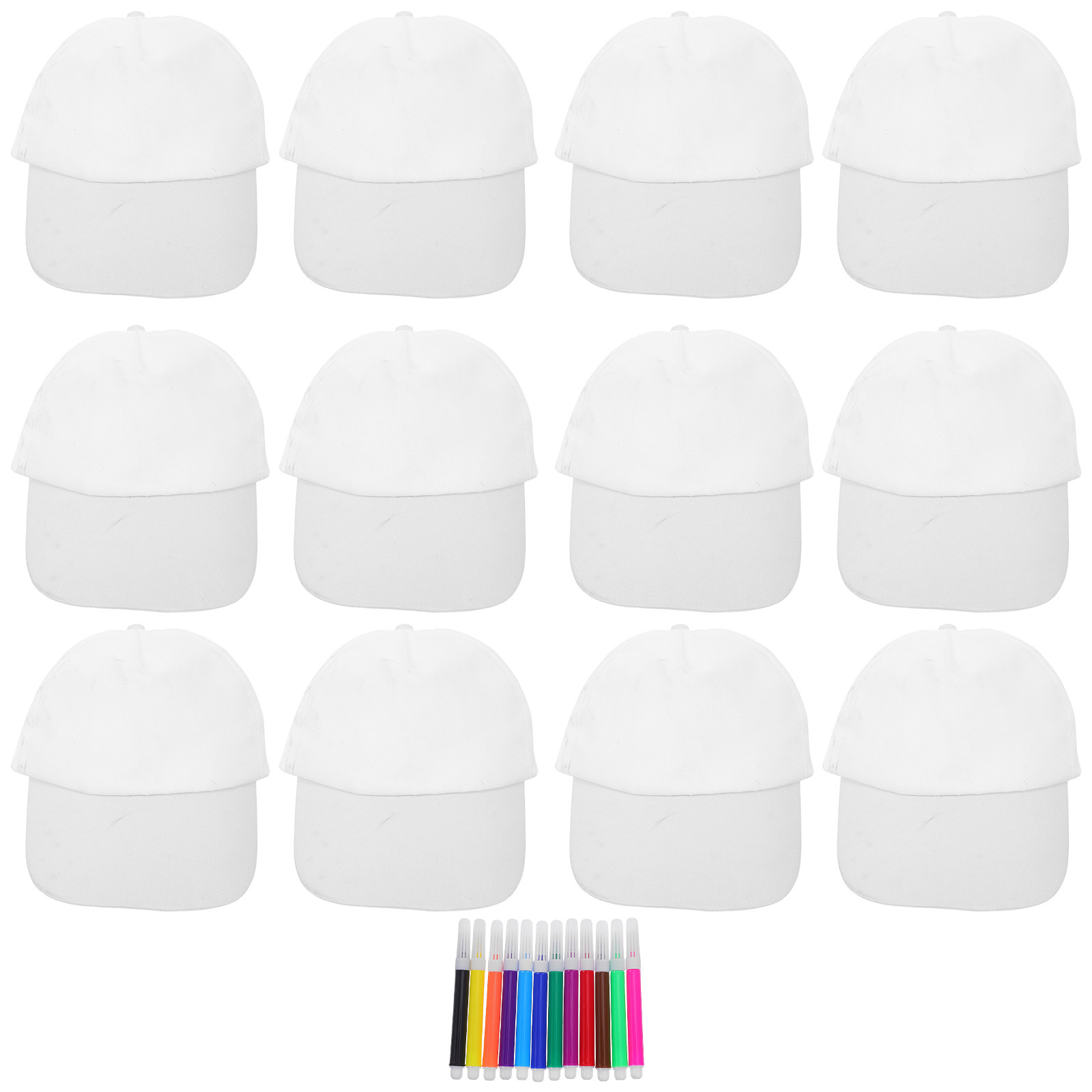 Art Craft Painting - 1 ensemble de casquettes de baseball