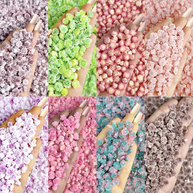 Art Craft Rose - Breloques pour Nail Art, mélange aléatoire