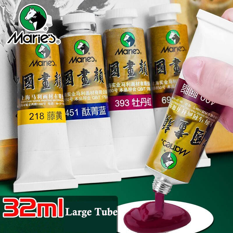 Chinese Art Craft - Peinture chinoise Marie 32 ml/tubes, peinture