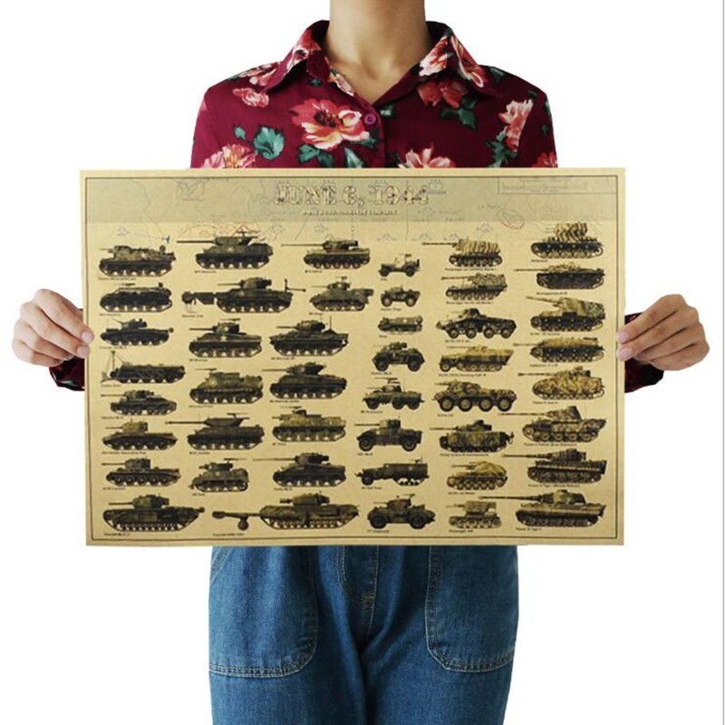 Art Craft Furniture - Autocollant mural Vintage de la seconde