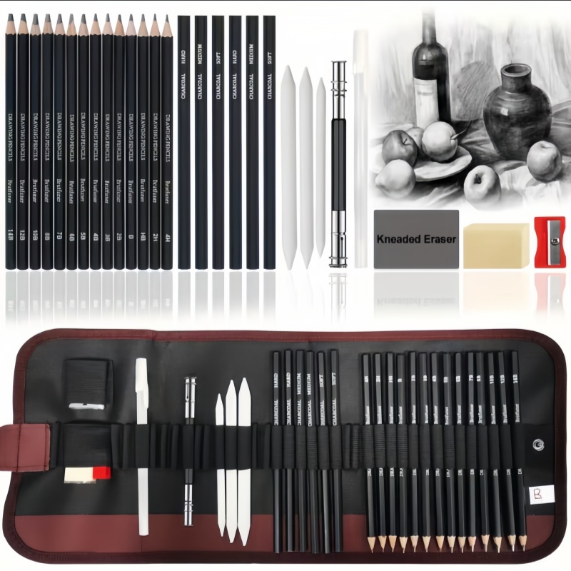 Sketching Charcoal Set - Ensemble d'art pour le dessin de
