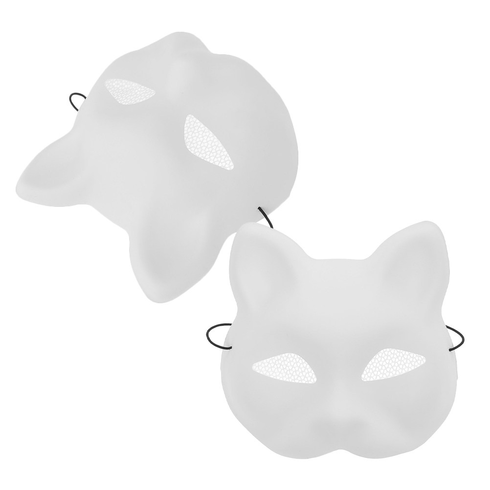 Art Craft Preschool - 2 masques en plastique peignables au