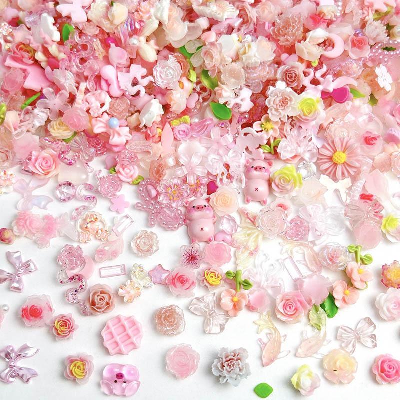 Art Craft Rose - Breloques en résine 3D pour les