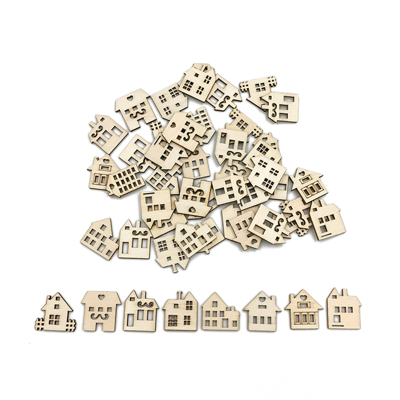 Art Craft Preschool - Tranches de bois non peintes pour