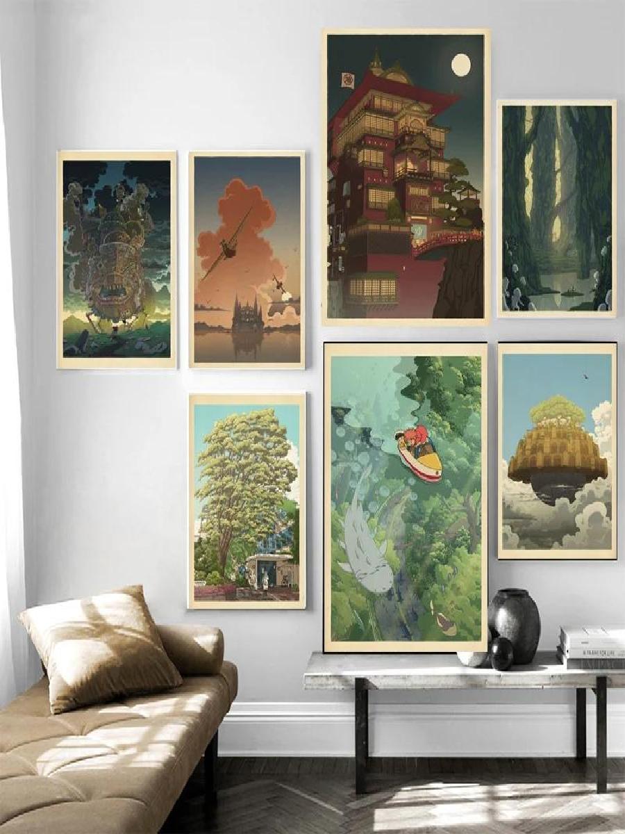 Art Craft Movement - Toile murale d'art anime enchanteur, impressions