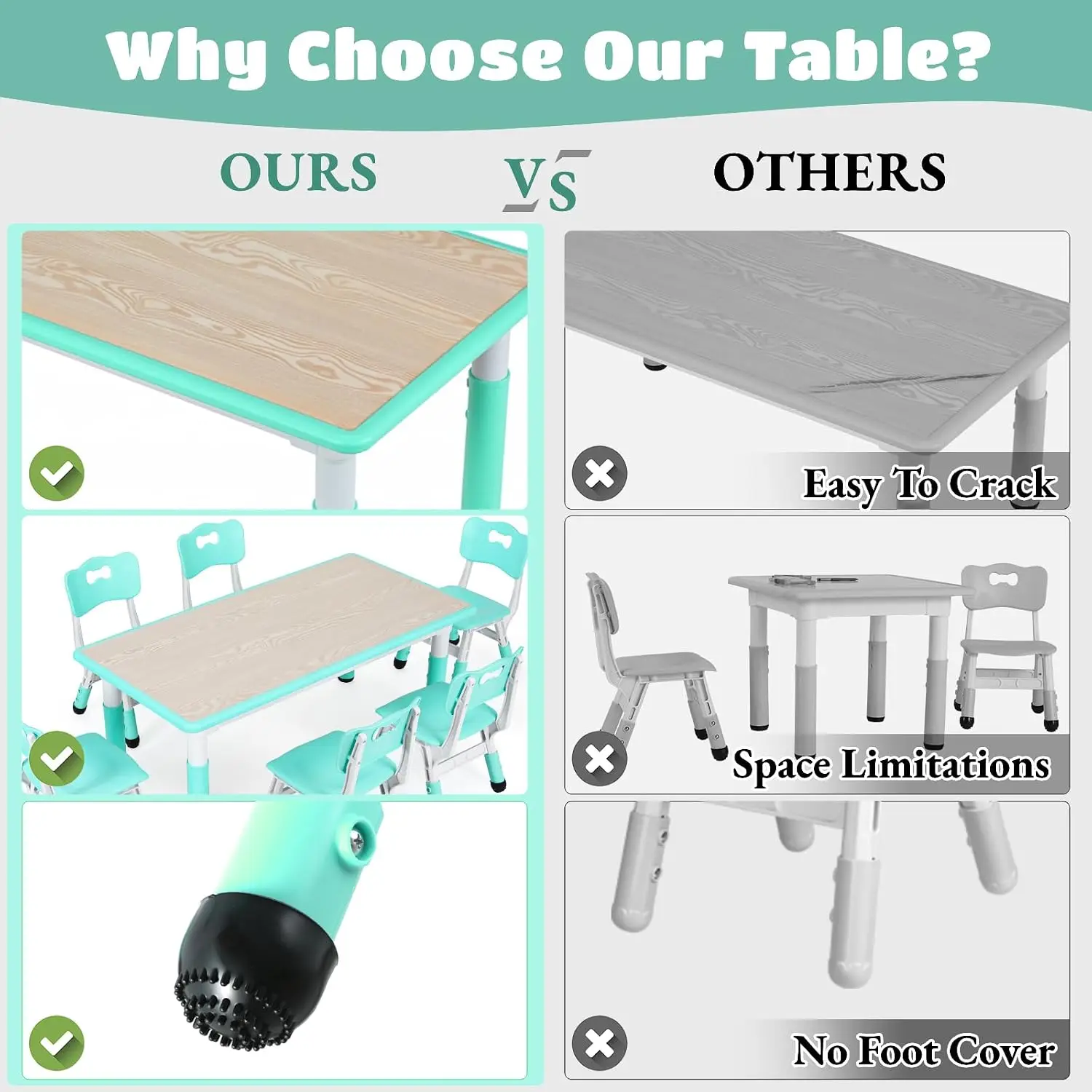 Ensemble de table et 6 chaises - Art Craft Preschool avis et prix