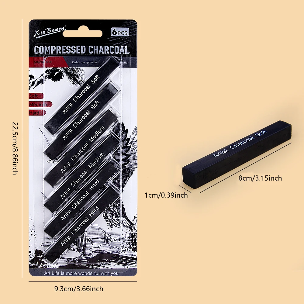 Ensemble de barres de charbon  - Sketching Charcoal Set avis et prix