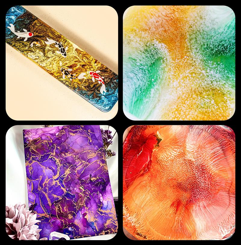 Kit de pigments en résine épox - Alcohol Ink Set avis et prix