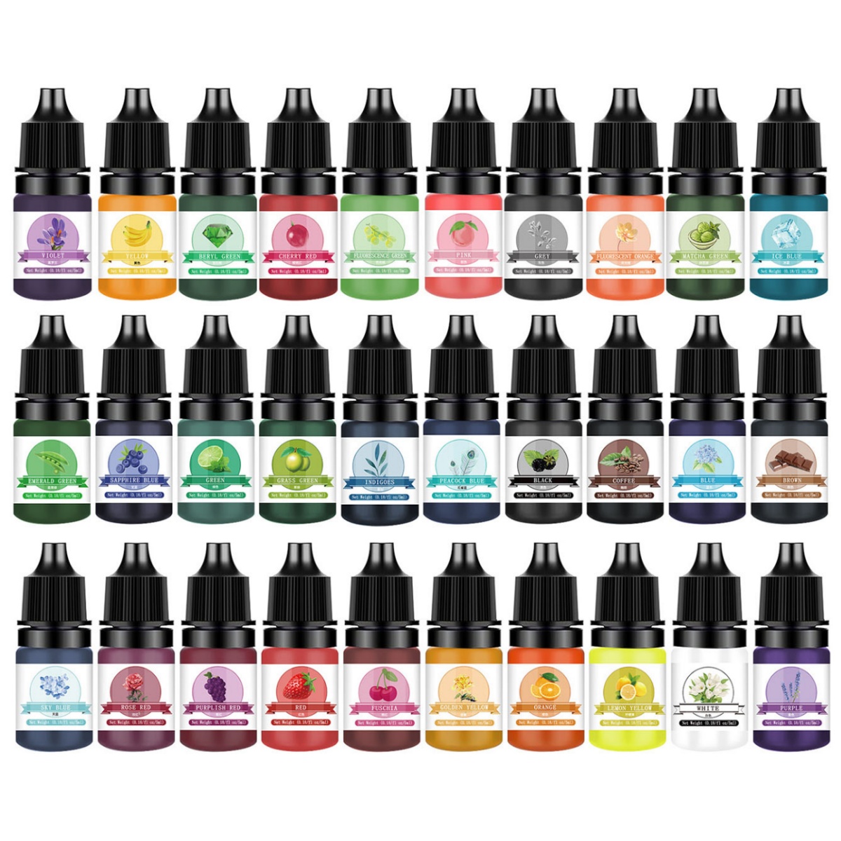 Colorant de résine concentré t - Alcohol Ink Set avis et prix