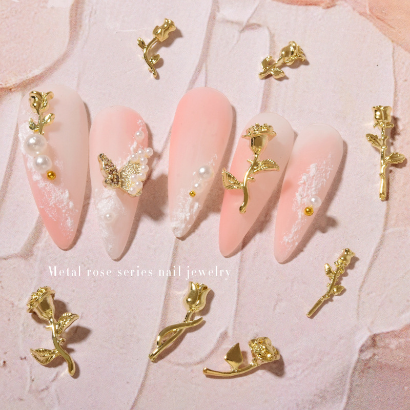 10 pièces 3D Rose Nail Art orn - Art Craft Rose avis et prix