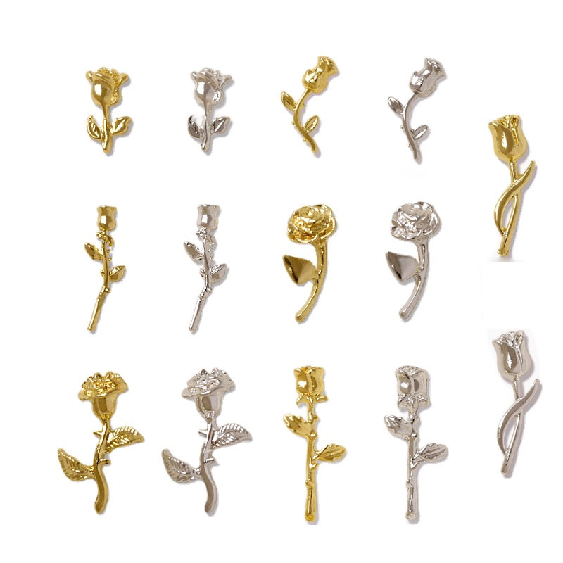 10 pièces 3D Rose Nail Art orn - Art Craft Rose avis et prix