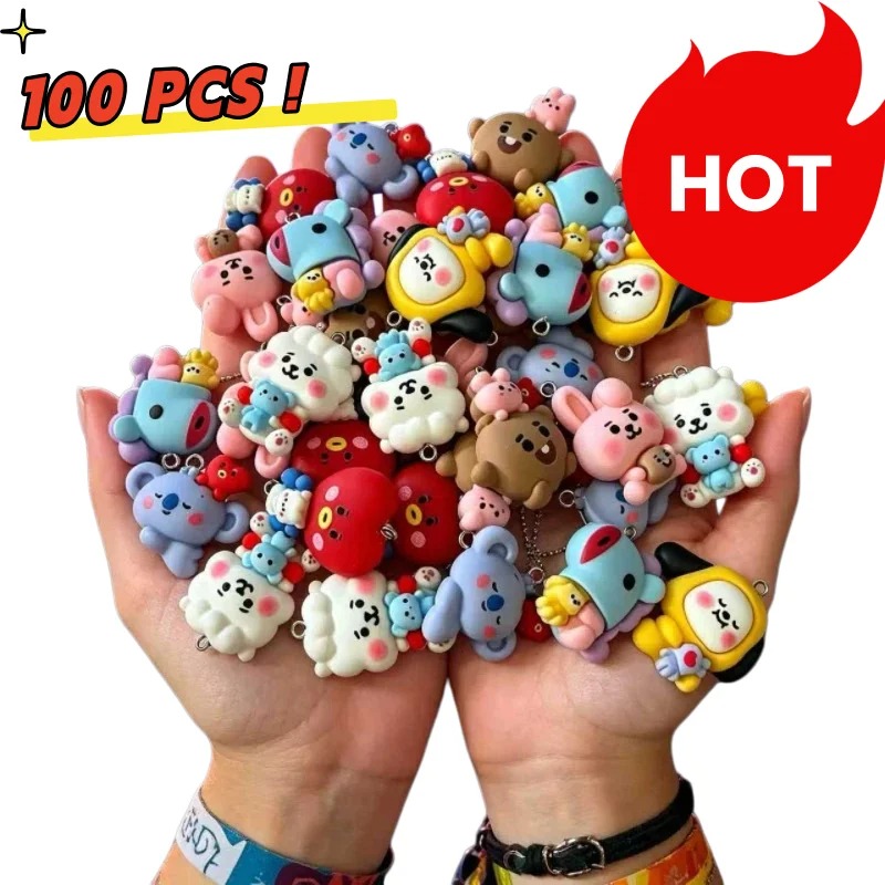 Breloques en résine BT21, 7 pi - Art Craft Market avis et prix