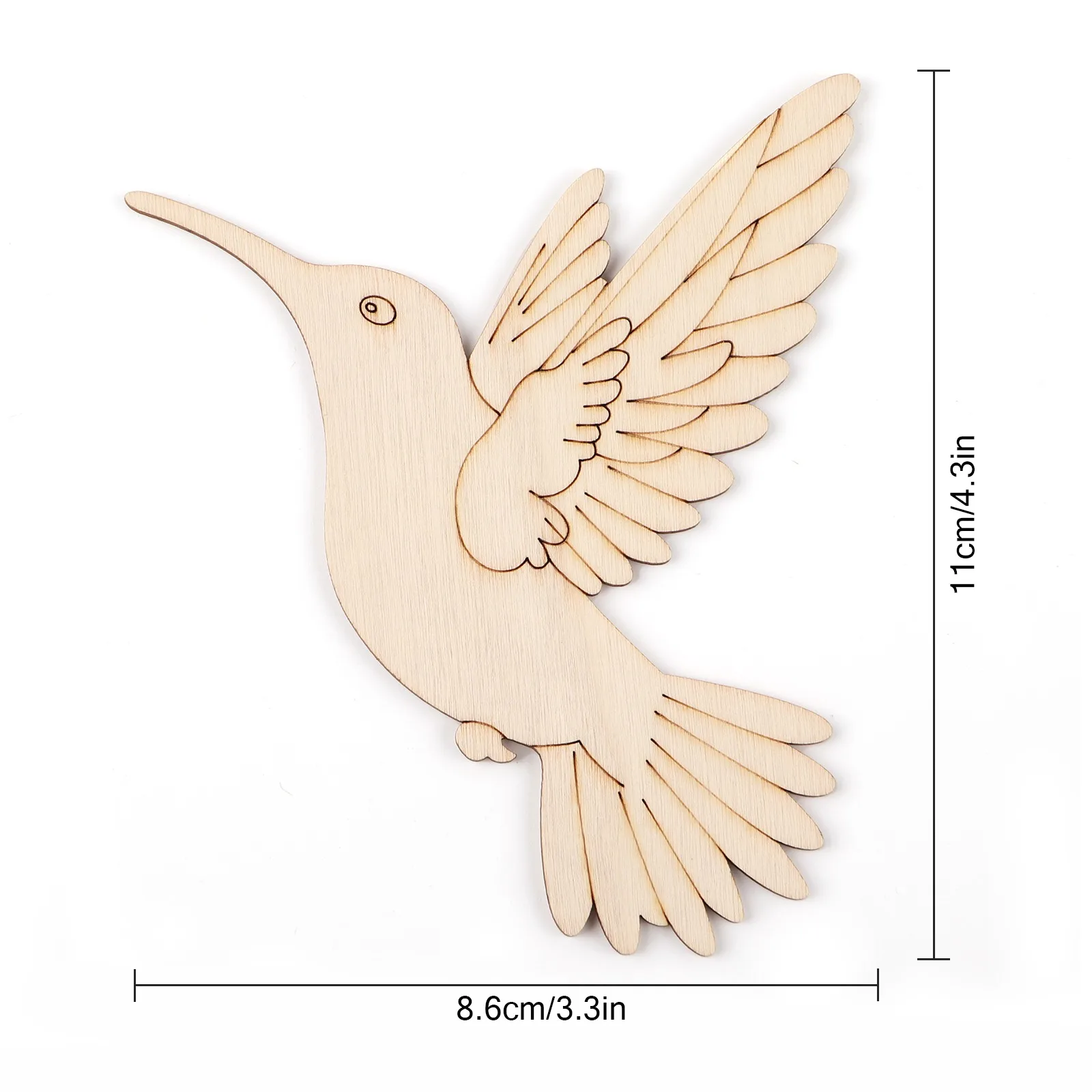 10 pièces de découpes en bois  - Art Craft Painting avis et prix