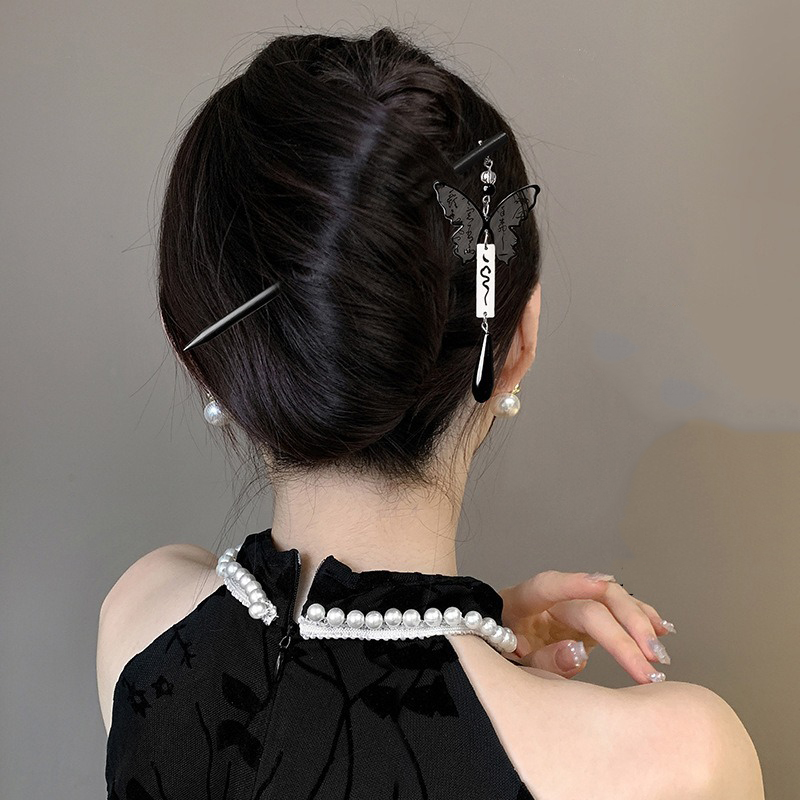 Épingles à cheveux en bois pou - Chinese Art Craft avis et prix