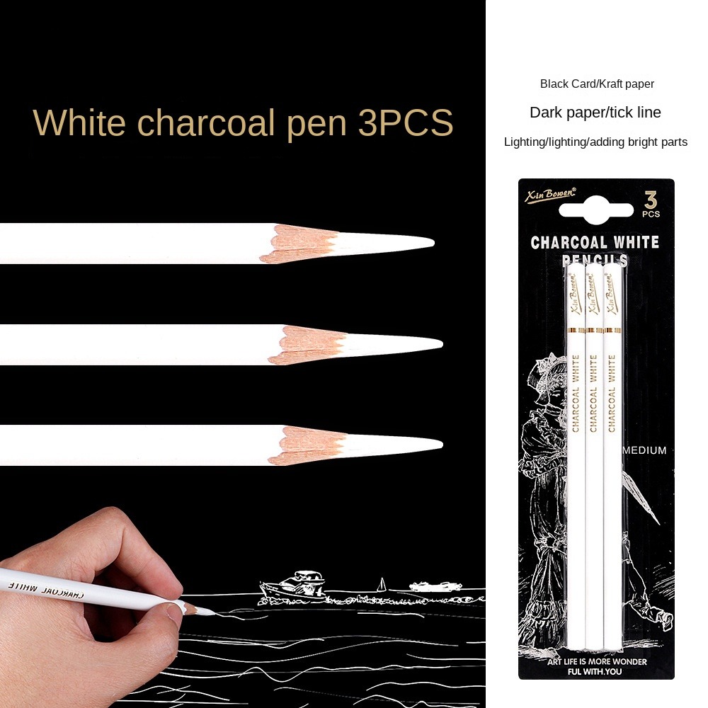 Ensemble de crayons à charbon  - Sketching Charcoal Set avis et prix